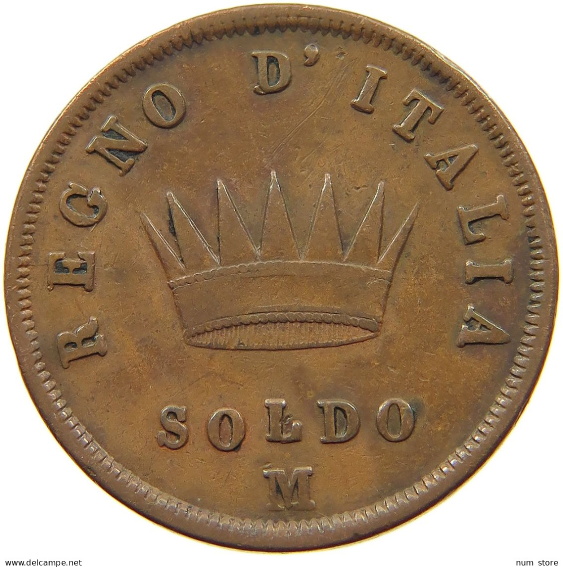 ITALY STATES NAPOLEON I. SOLDO 1813 M Napoleon I. (1804-1814, 1815) #t145 0441 - Napoleonic