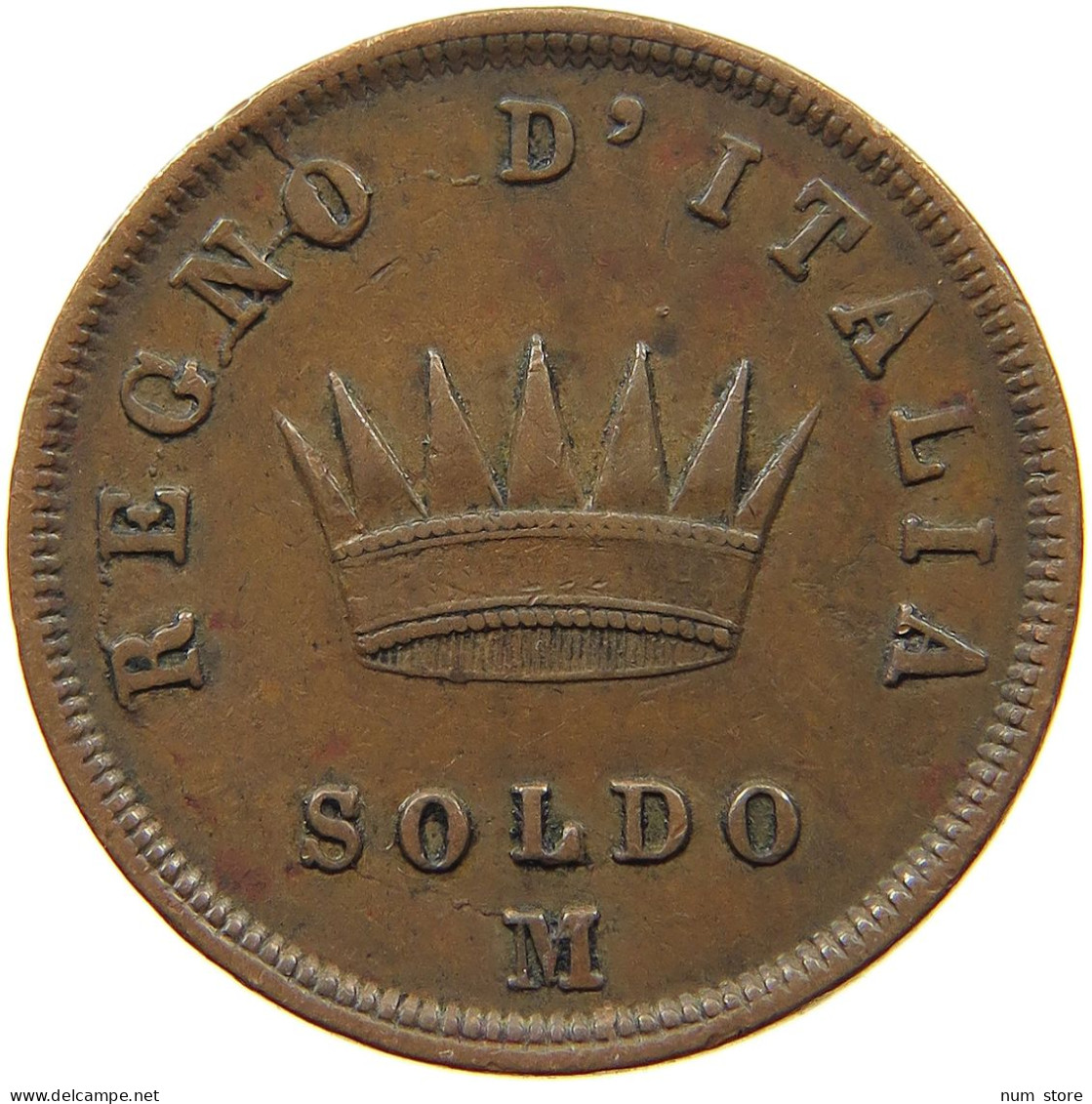 ITALY STATES NAPOLEON I. SOLDO 1813 M Napoleon I. (1804-1814, 1815) #t091 0249 - Napoleonic