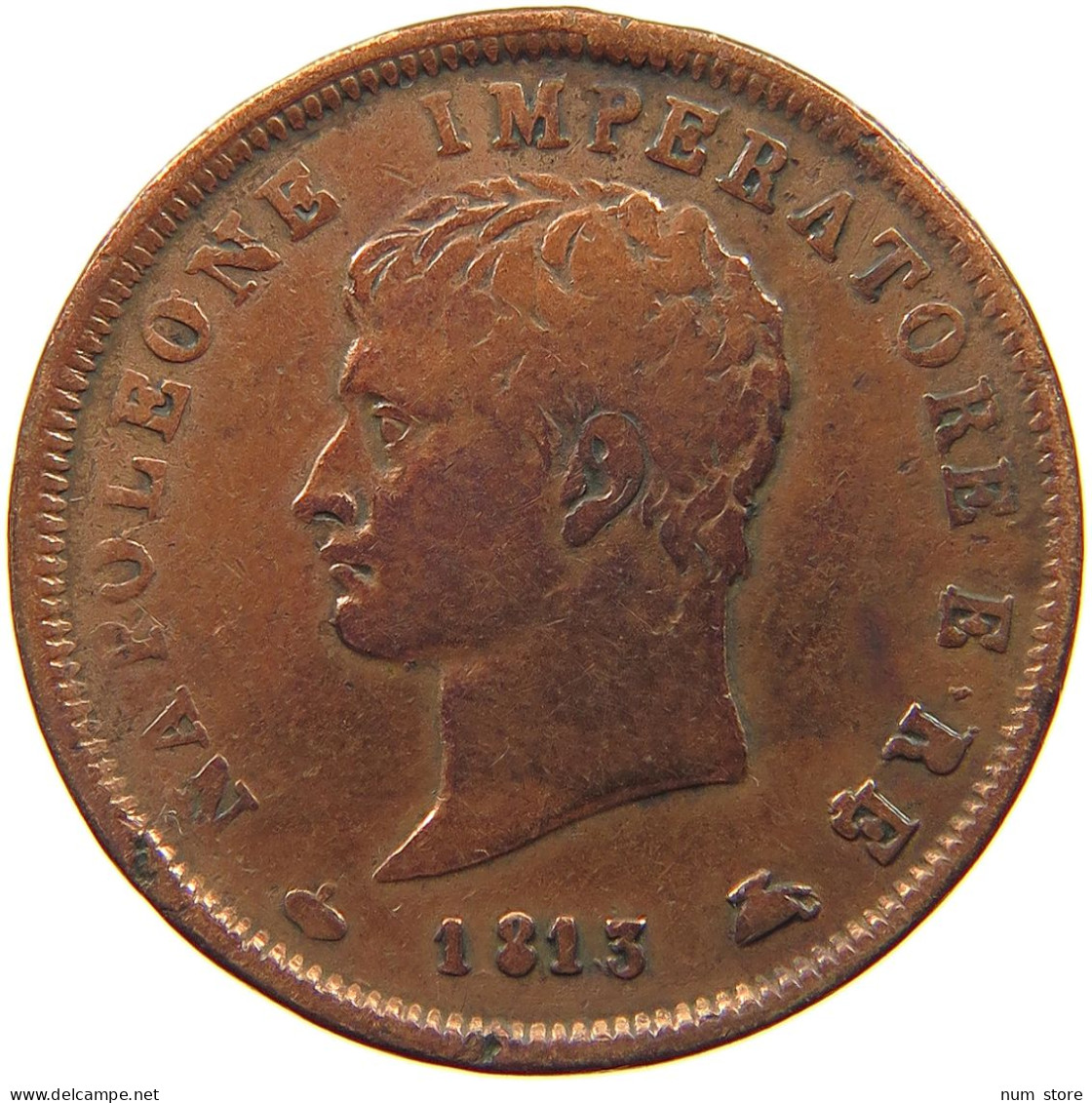 ITALY STATES NAPOLEON I. SOLDO 1813 M Napoleon I. (1804-1814, 1815) #t091 0245 - Napoleonic