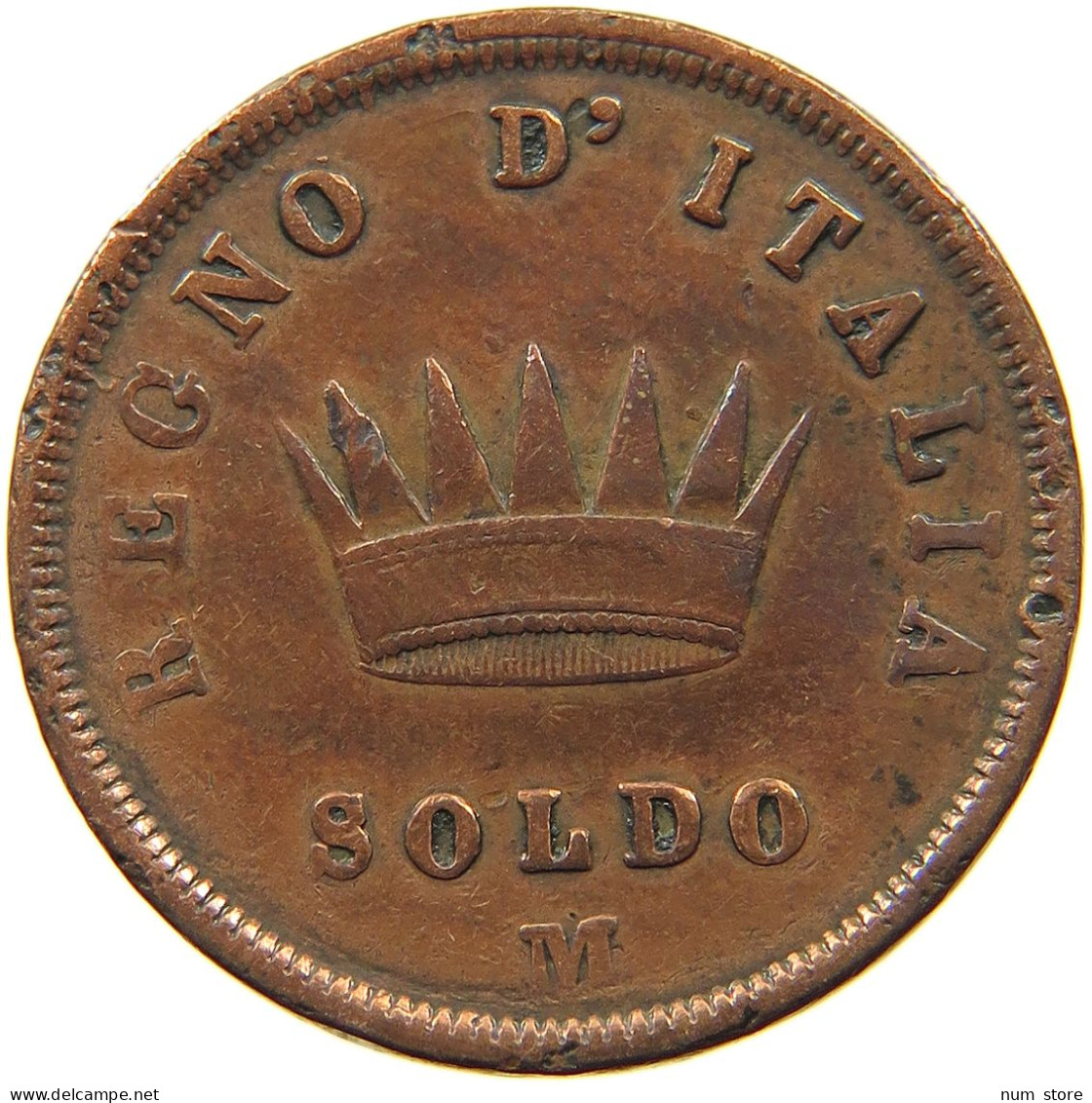 ITALY STATES NAPOLEON I. SOLDO 1813 M Napoleon I. (1804-1814, 1815) #t091 0245 - Napoleonic