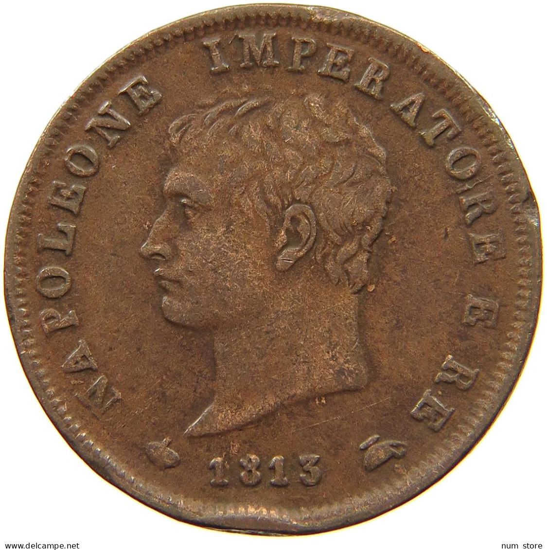 ITALY STATES NAPOLEON I. SOLDO 1813 M Napoleon I. (1804-1814, 1815) #t091 0237 - Napoleonic