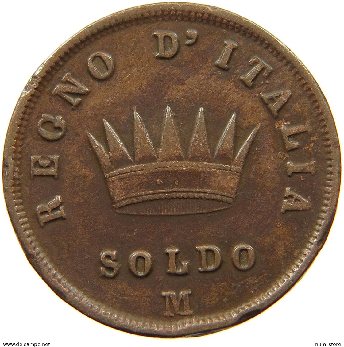 ITALY STATES NAPOLEON I. SOLDO 1813 M Napoleon I. (1804-1814, 1815) #t091 0237 - Napoleonic