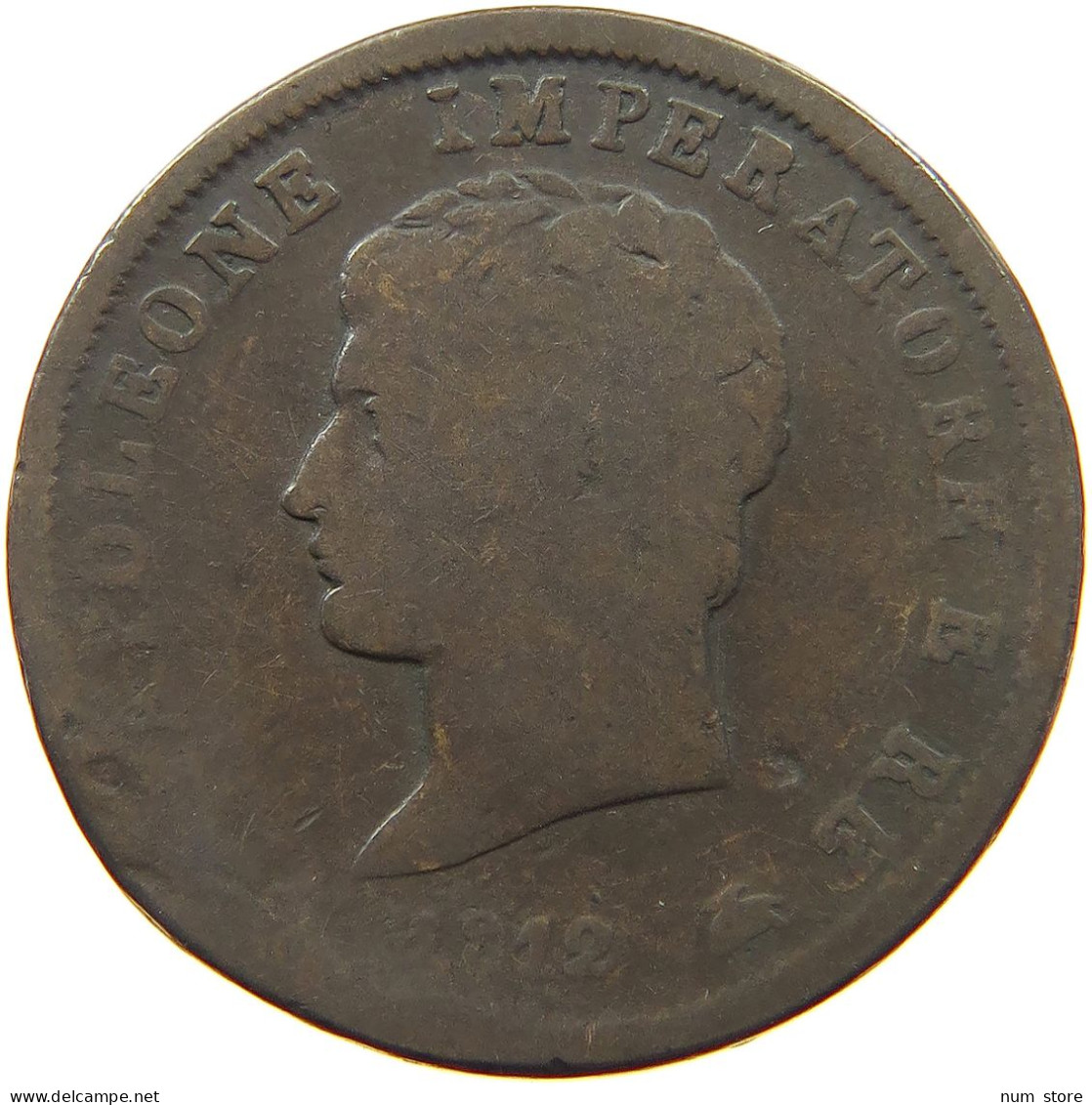 ITALY STATES NAPOLEON I. SOLDO 1812 M Napoleon I. (1804-1814, 1815) #a009 0203 - Napoleonic