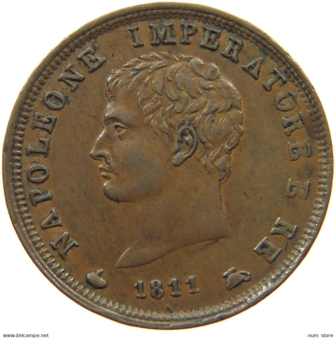 ITALY STATES NAPOLEON I. SOLDO 1811 M Napoleon I. (1804-1814, 1815) #t144 0825 - Napoléonniennes