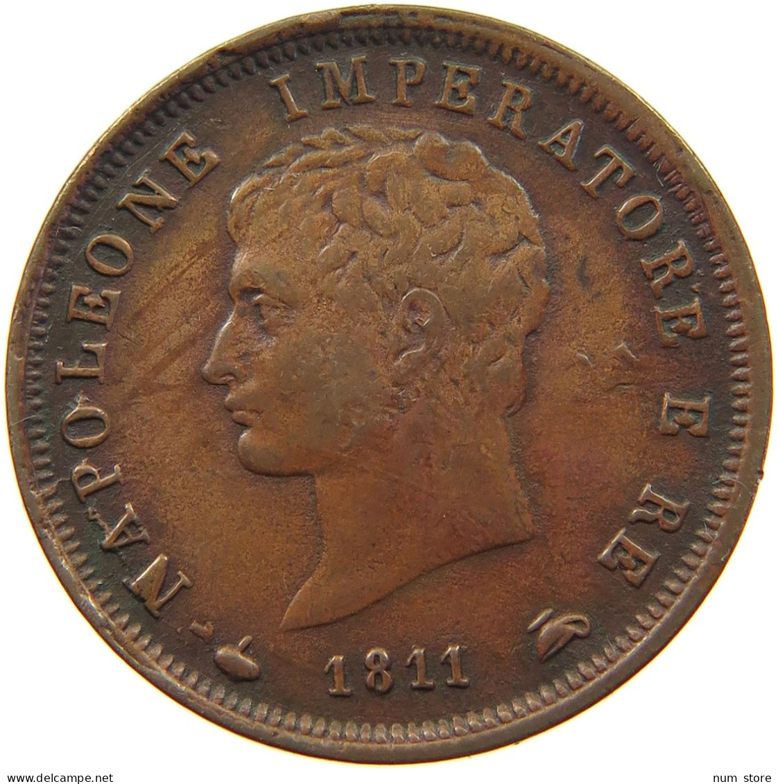 ITALY STATES NAPOLEON I. SOLDO 1811 M Napoleon I. (1804-1814, 1815) #t132 0381 - Napoleonic