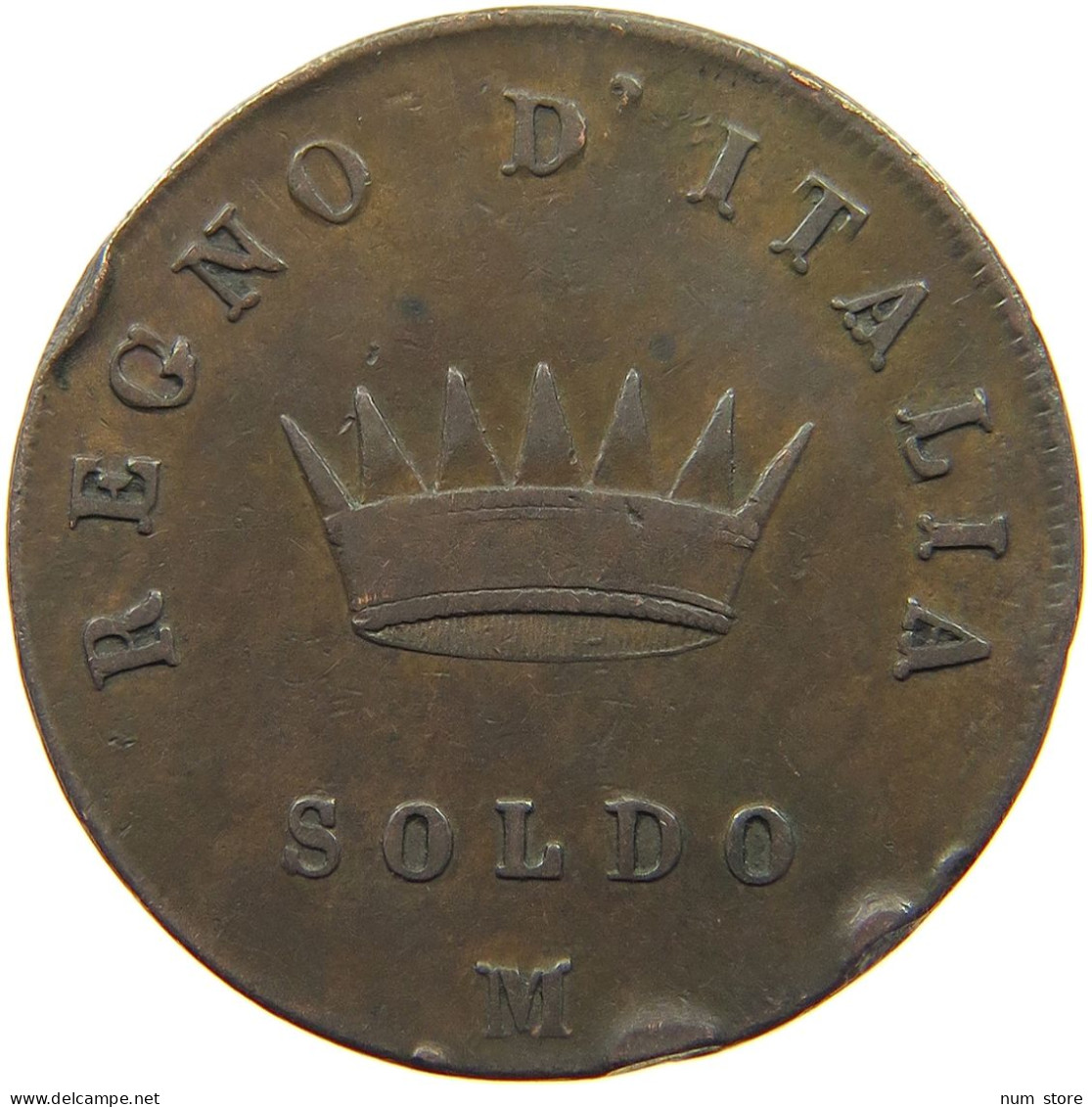 ITALY STATES NAPOLEON I. SOLDO 1809 M Napoleon I. (1804-1814, 1815) #t073 0305 - Napoleonic