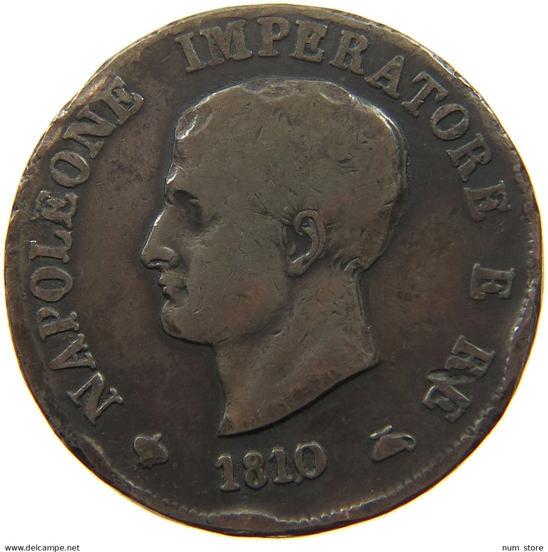 ITALY STATES NAPOLEON I. SOLDO 1810 M Napoleon I. (1804-1814, 1815) #s046 0477 - Napoléonniennes