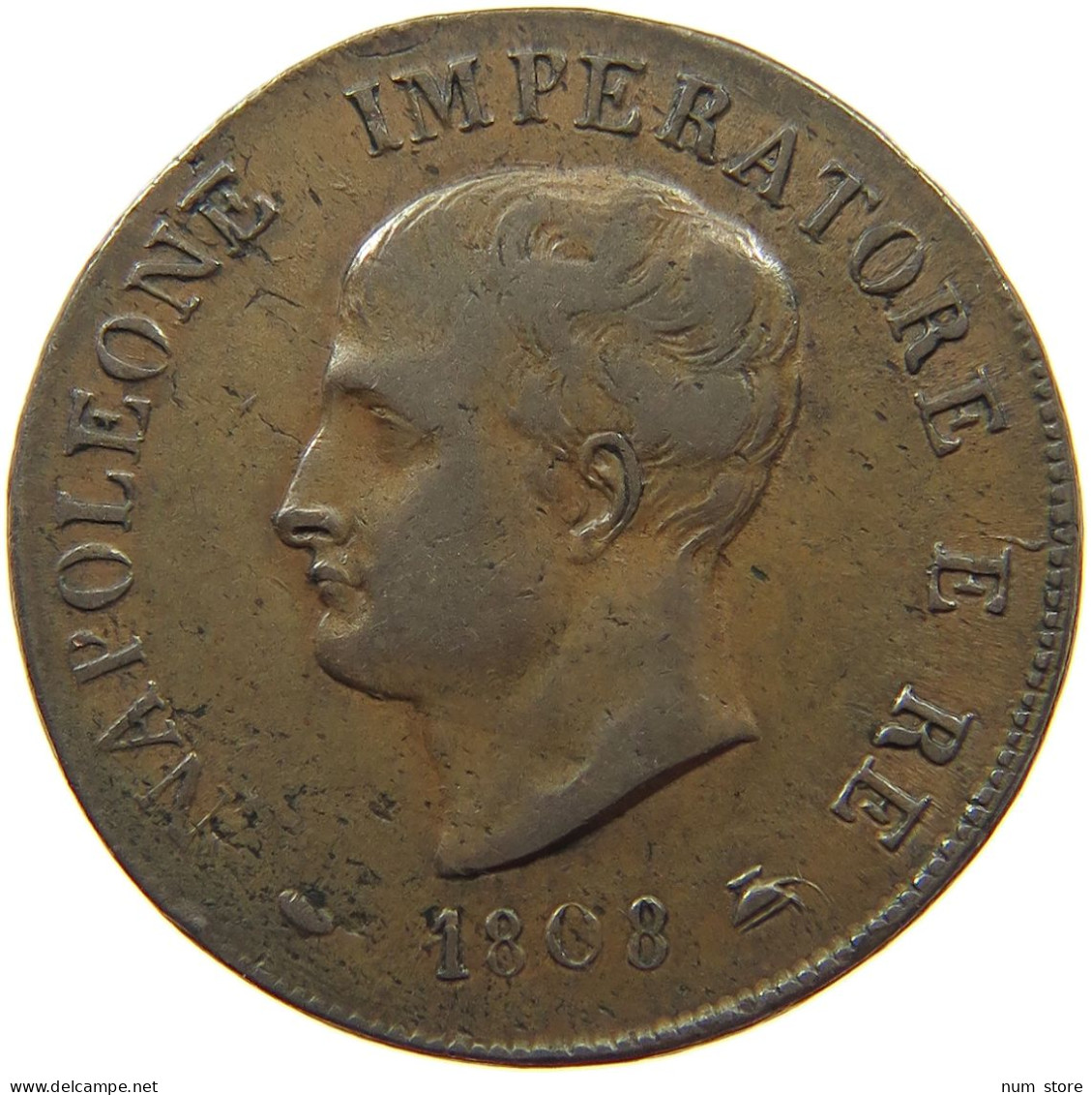 ITALY STATES NAPOLEON I. SOLDO 1808 B Napoleon I. (1804-1814, 1815) #t144 0835 - Napoléonniennes