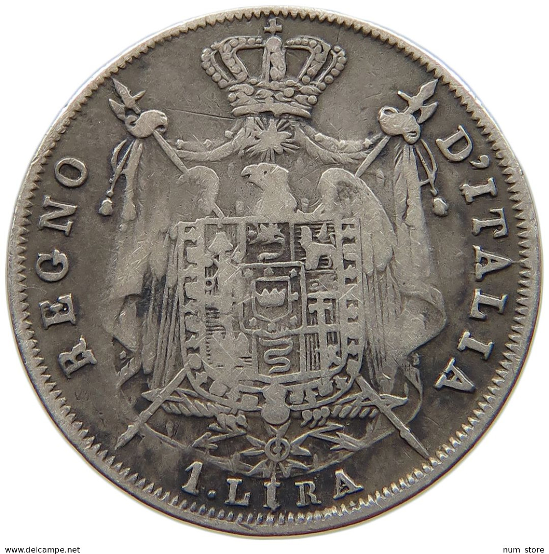 ITALY STATES NAPOLEON I. LIRA 1812 V Napoleon I. (1804-1814, 1815) #t148 0479 - Napoléonniennes