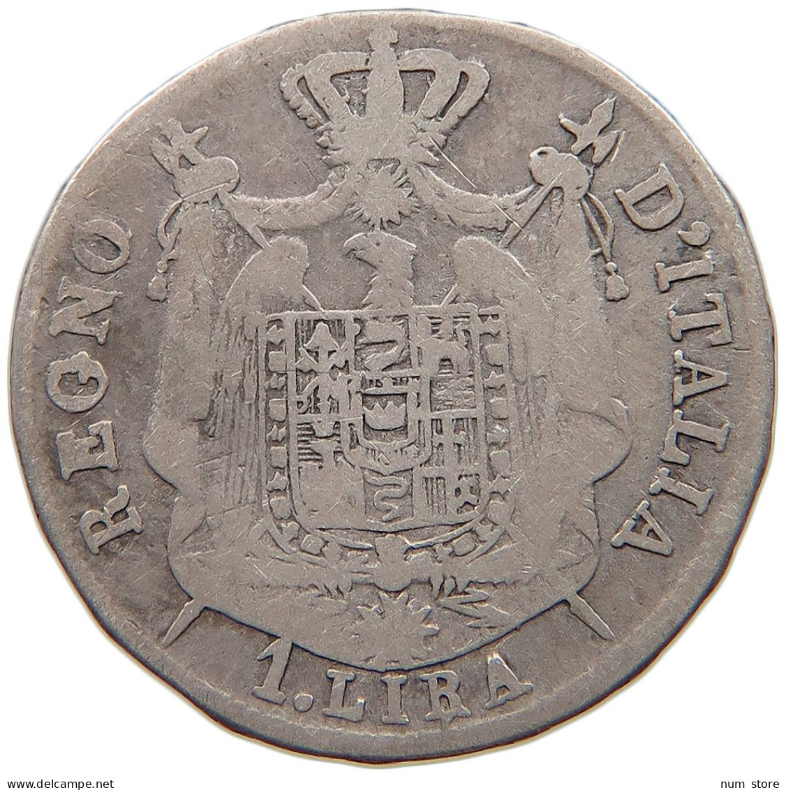 ITALY STATES NAPOLEON I. LIRA 1810 B Napoleon I. (1804-1814, 1815) #t107 0331 - Napoléonniennes