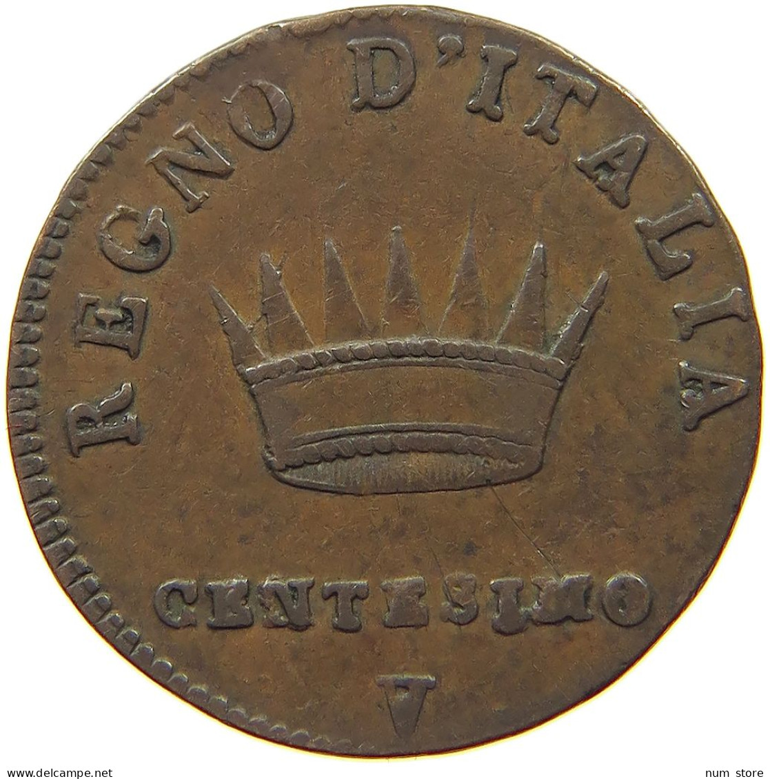 ITALY STATES NAPOLEON I. CENTESIMO 1811/0 V Napoleon I. (1804-1814, 1815) #t149 0307 - Napoleonic