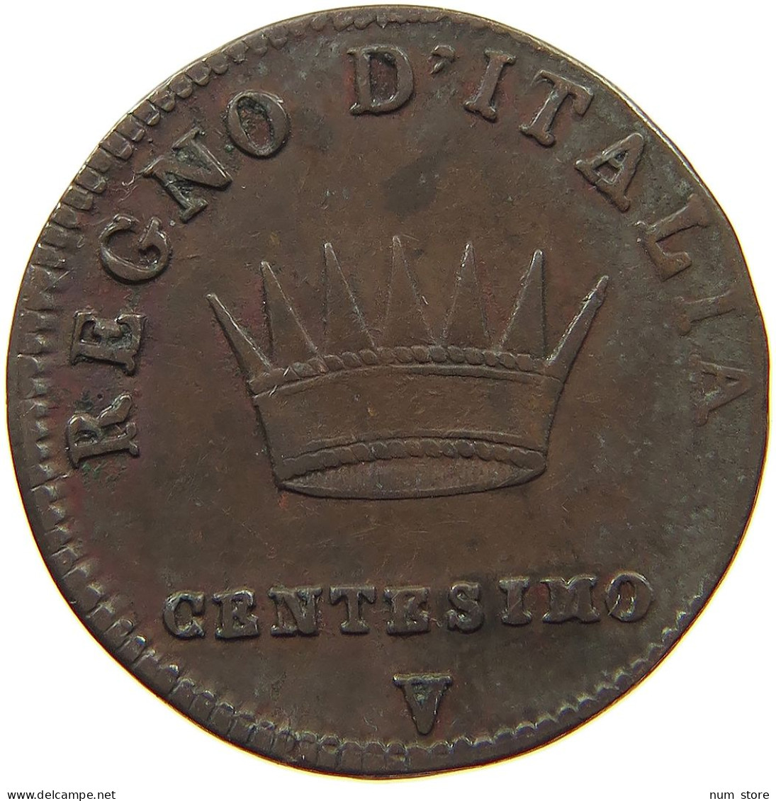 ITALY STATES NAPOLEON I. CENTESIMO 1811/0 V Napoleon I. (1804-1814, 1815) #t146 0357 - Napoleonic