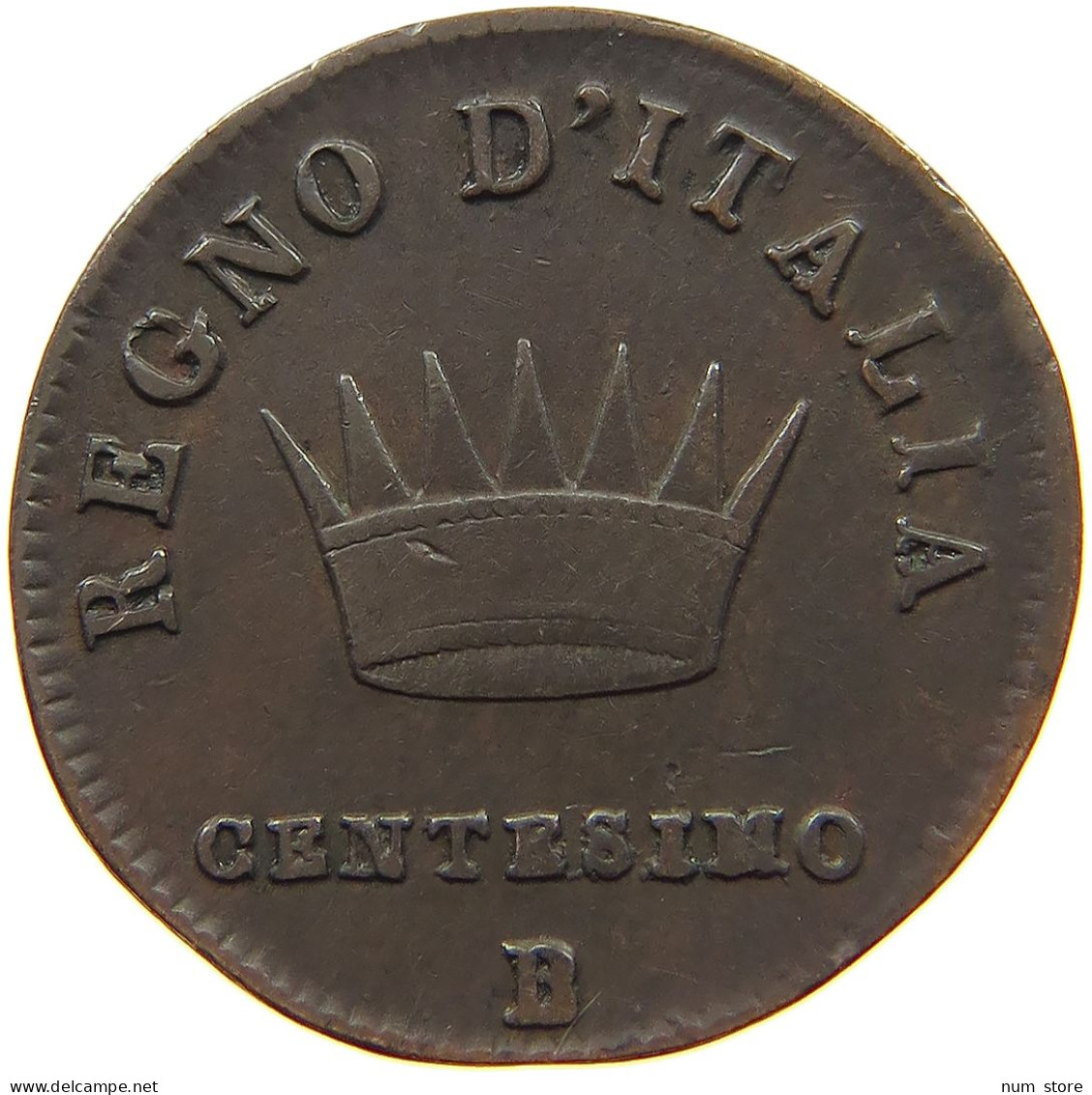 ITALY STATES NAPOLEON I. CENTESIMO 1811 B Napoleon I. (1804-1814, 1815) #t149 0311 - Napoleontisch