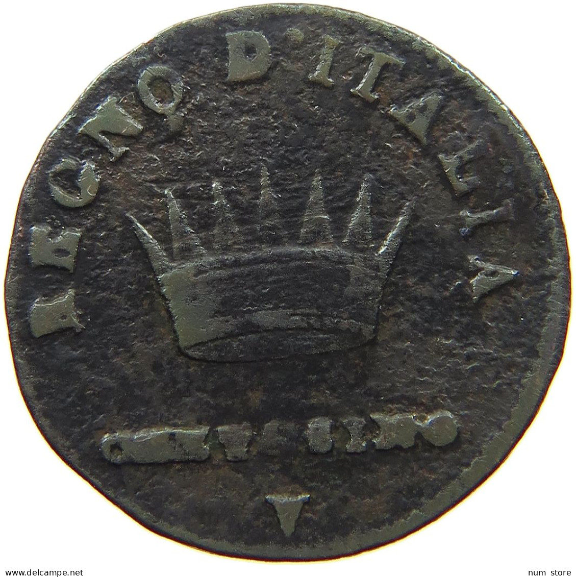 ITALY STATES NAPOLEON I. CENTESIMO 1809 V Napoleon I. (1804-1814, 1815) #t144 0905 - Napoleoniche