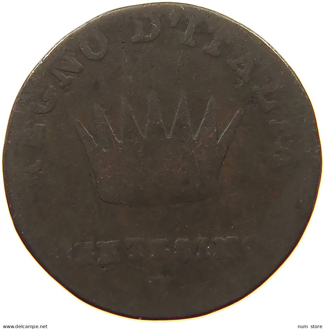 ITALY STATES NAPOLEON I. CENTESIMO 1809 Napoleon I. (1804-1814, 1815) #s078 0967 - Napoléonniennes