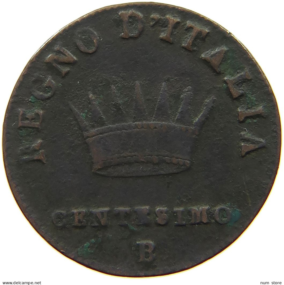 ITALY STATES NAPOLEON I. CENTESIMO 1809 B Napoleon I. (1804-1814, 1815) #a085 1017 - Napoleoniche