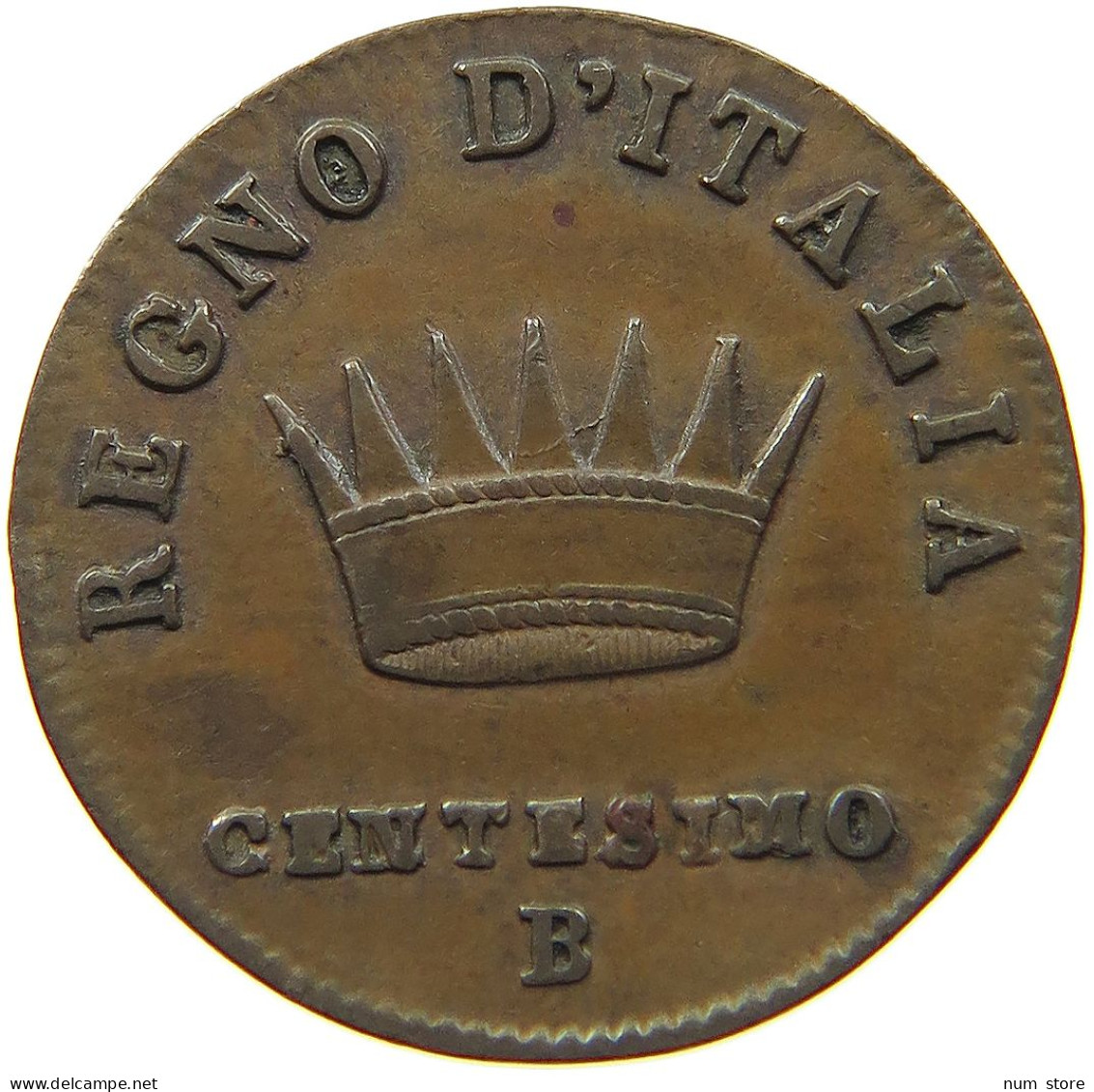 ITALY STATES NAPOLEON I. CENTESIMO 1809 B Napoleon I. (1804-1814, 1815) #t097 0335 - Napoleonic