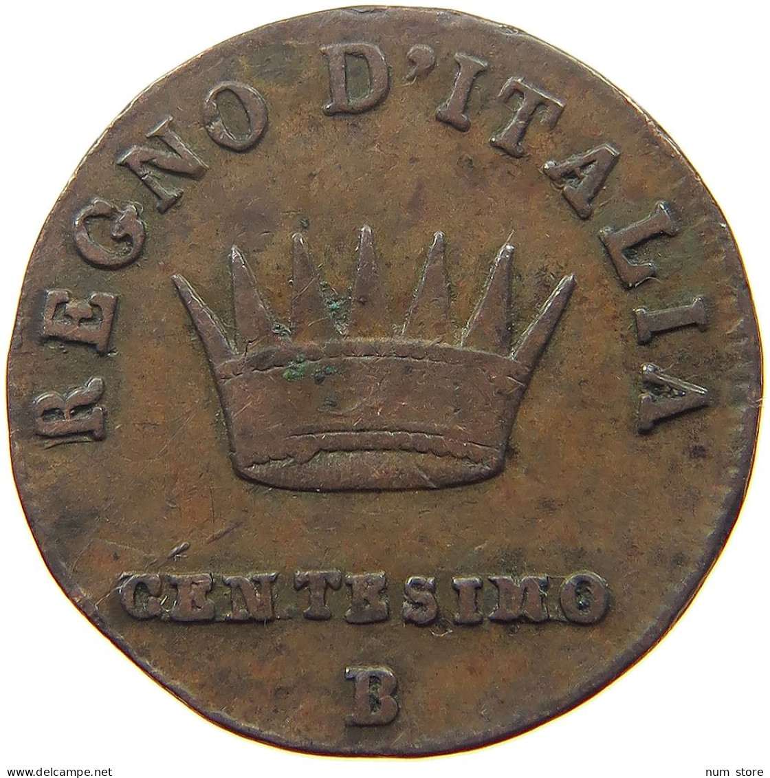 ITALY STATES NAPOLEON I. CENTESIMO 1809 B Napoleon I. (1804-1814, 1815) #s051 0937 - Napoleonische