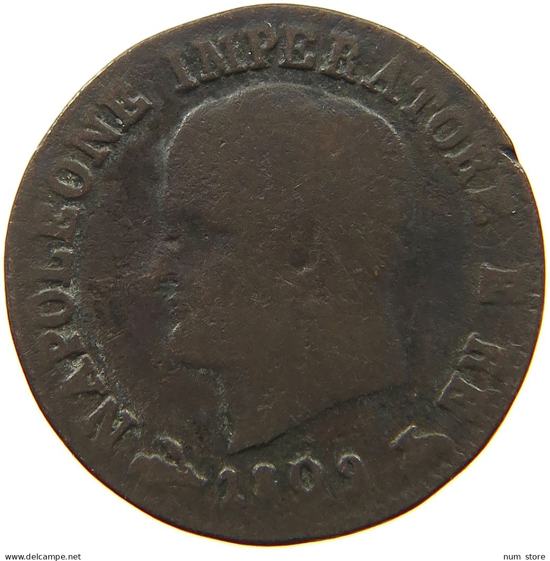 ITALY STATES NAPOLEON I. CENTESIMO 1809 B Napoleon I. (1804-1814, 1815) #a032 0527 - Napoleonische