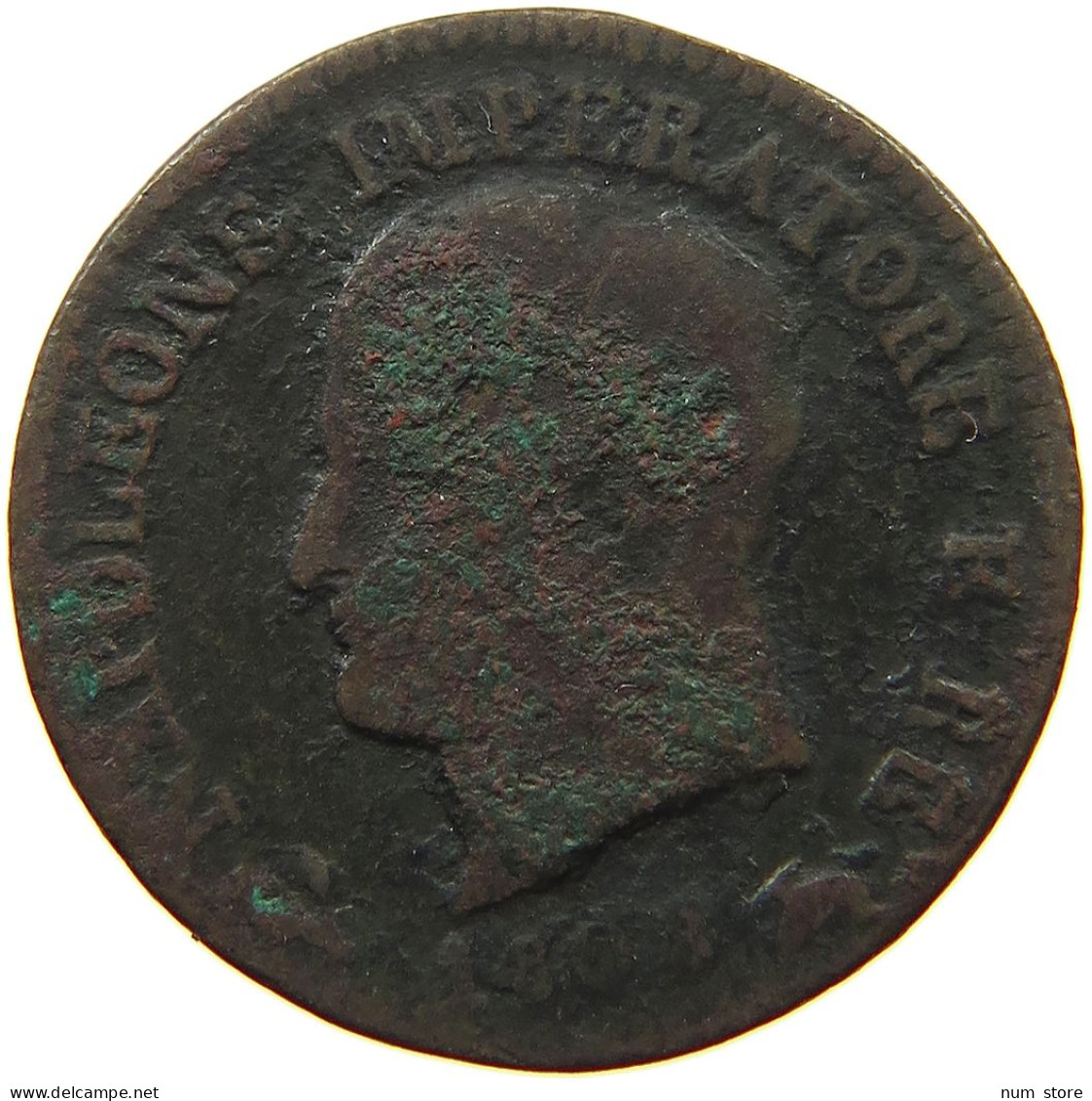 ITALY STATES NAPOLEON I. CENTESIMO 1808 B Napoleon I. (1804-1814, 1815) #t144 0877 - Napoleonic