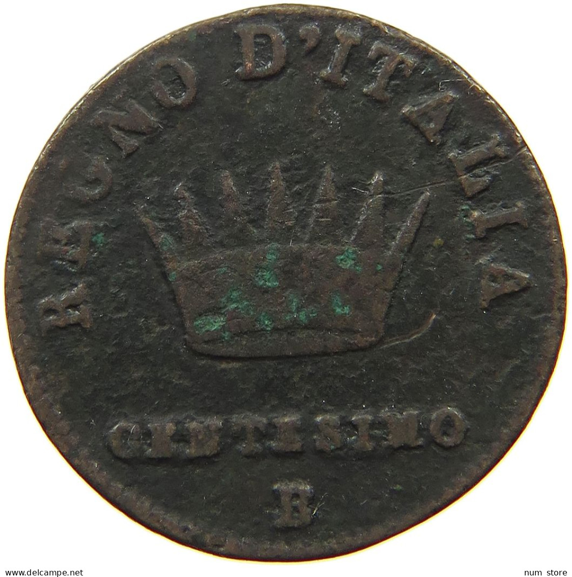 ITALY STATES NAPOLEON I. CENTESIMO 1808 B Napoleon I. (1804-1814, 1815) #t144 0877 - Napoleonische