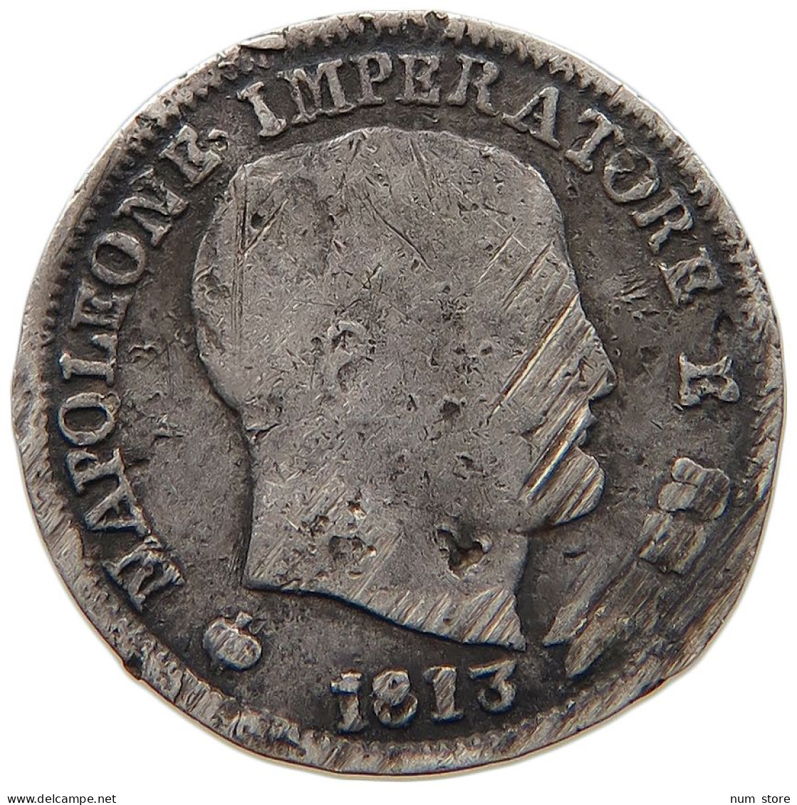 ITALY STATES NAPOLEON I. 5 SOLDI 1813 M Napoleon I. (1804-1814, 1815) #s013 0223 - Napoleonische