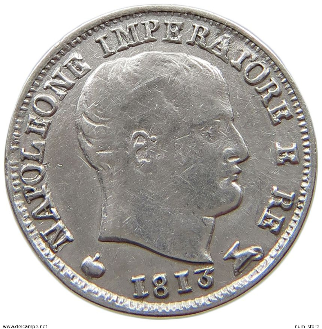 ITALY STATES NAPOLEON I. 5 SOLDI 1813 M Napoleon I. (1804-1814, 1815) DATE ERROR #t144 0375 - Napoleonische