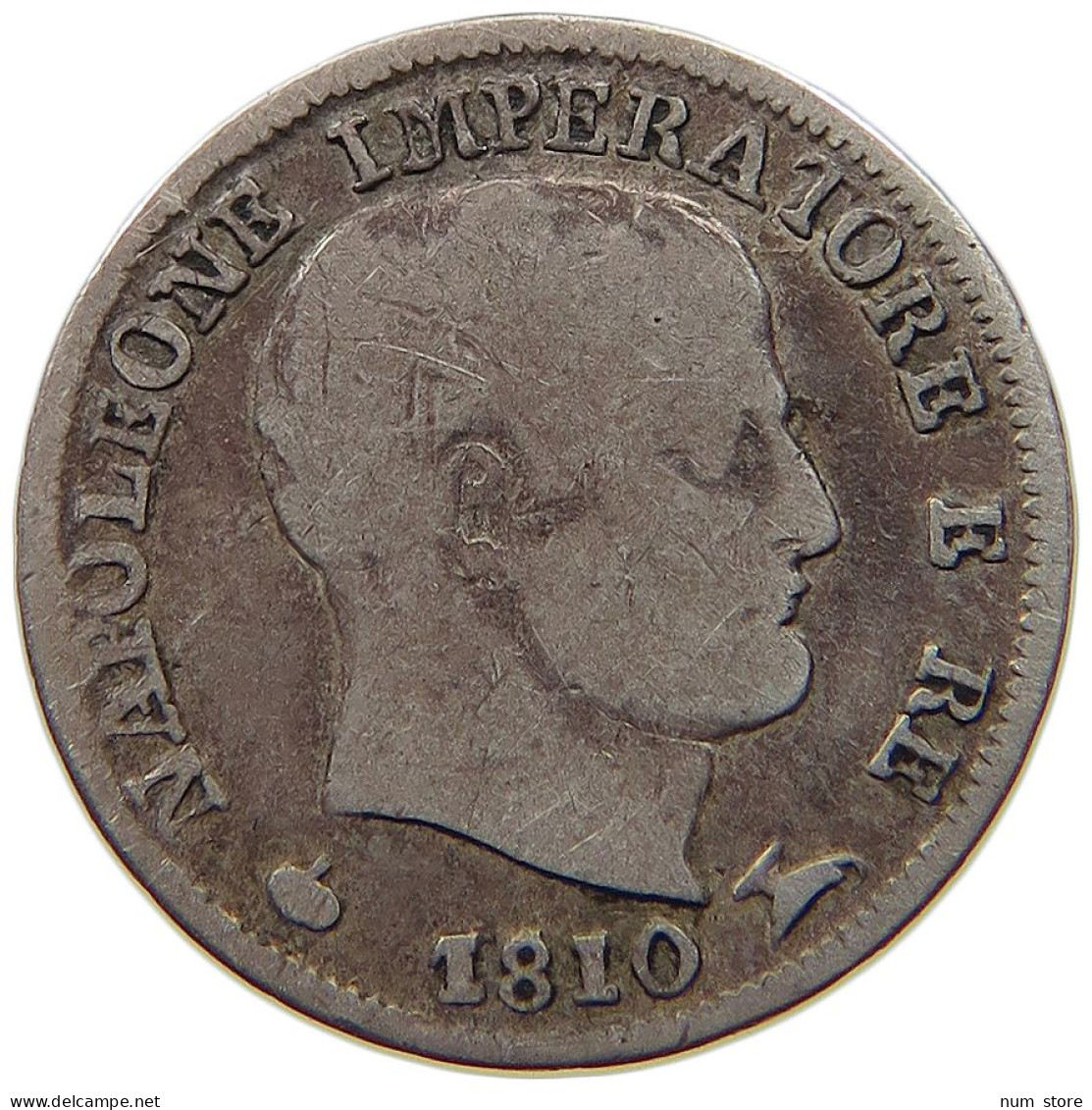 ITALY STATES NAPOLEON I. 5 SOLDI 1810 M Napoleon I. (1804-1814, 1815) #t061 0465 - Napoleonische