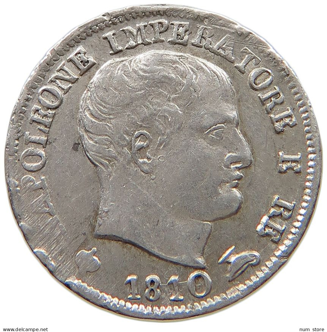 ITALY STATES NAPOLEON I. 5 SOLDI 1810 M Napoleon I. (1804-1814, 1815) #t118 1225 - Napoleonische