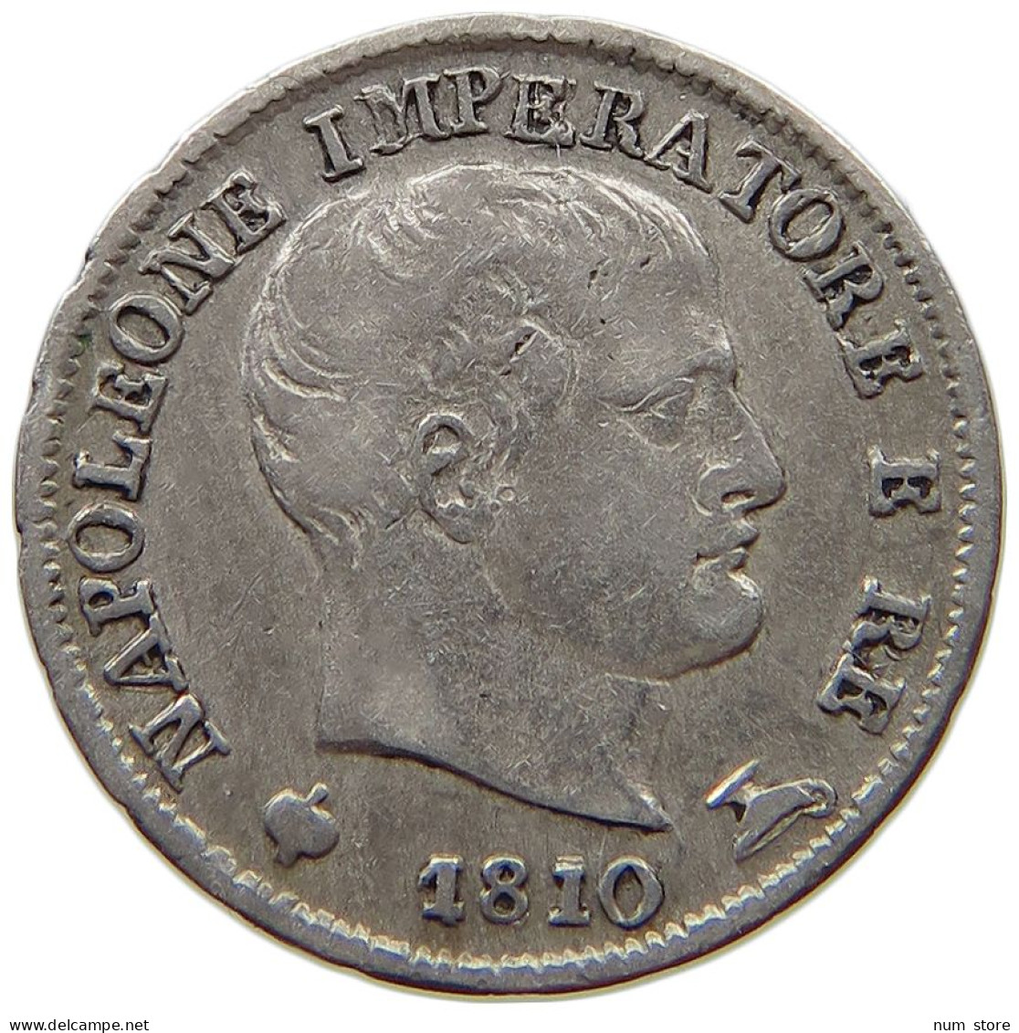 ITALY STATES NAPOLEON I. 5 SOLDI 1810 M Napoleon I. (1804-1814, 1815) #t144 0365 - Napoleoniche