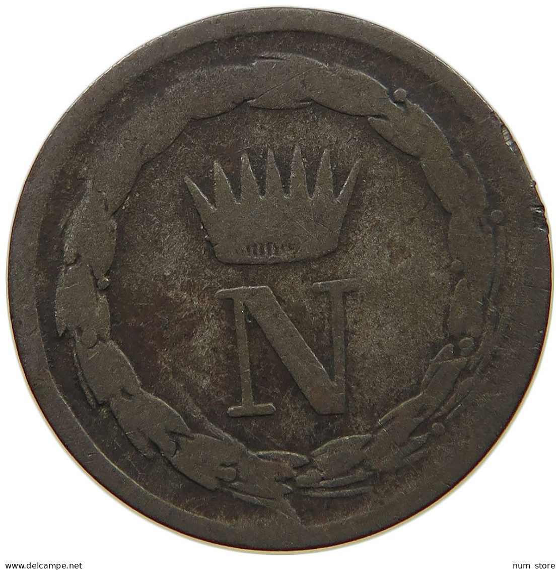 ITALY STATES NAPOLEON I. 10 CENTESIMI 1811 Napoleon I. (1804-1814, 1815) #c032 0393 - Napoleonic