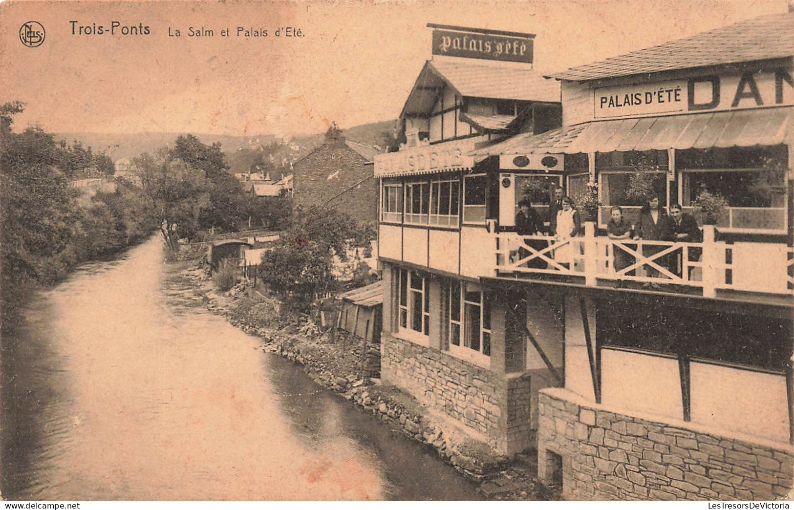 BELGIQUE - Trois Ponts - Le Salm Et Palais D'été - Carte Postale Ancienne - Trois-Ponts