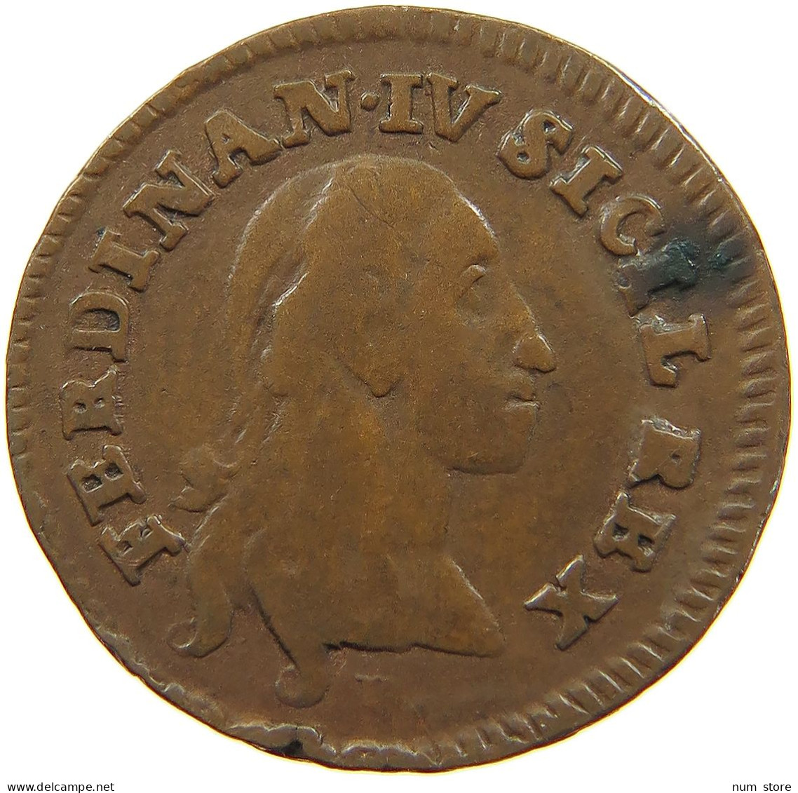 ITALY STATES NAPLES TORNESE 1790  #t100 0547 - Neapel & Sizilien