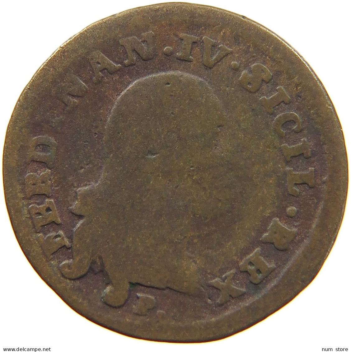 ITALY STATES NAPLES TORNESE 1791 Ferdinando IV (I) Di Borbone, 1759-1816 #c006 0091 - Neapel & Sizilien