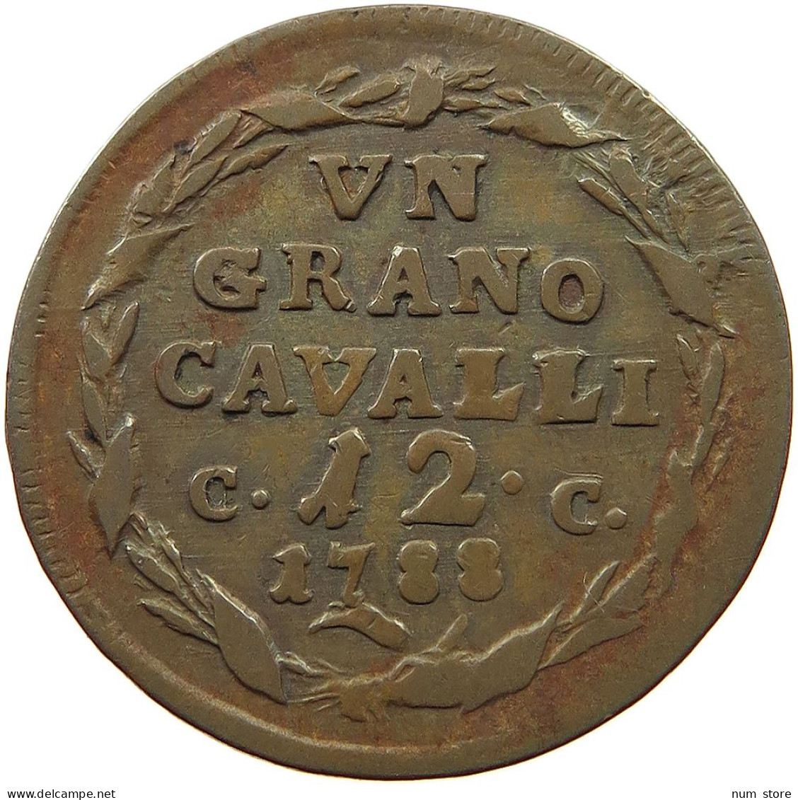 ITALY STATES NAPLES GRANO 1788  #t060 0487 - Napoli & Sicilia