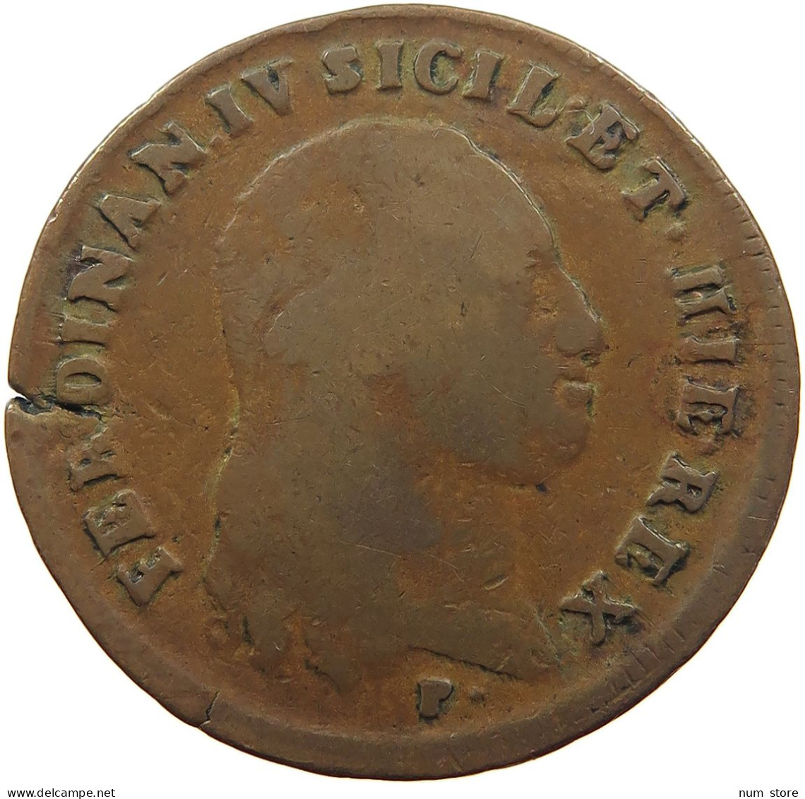 ITALY STATES NAPLES 6 TORNESI 1800 Ferdinando IV (I) Di Borbone, 1759-1816 #a002 0239 - Napels & Sicilië