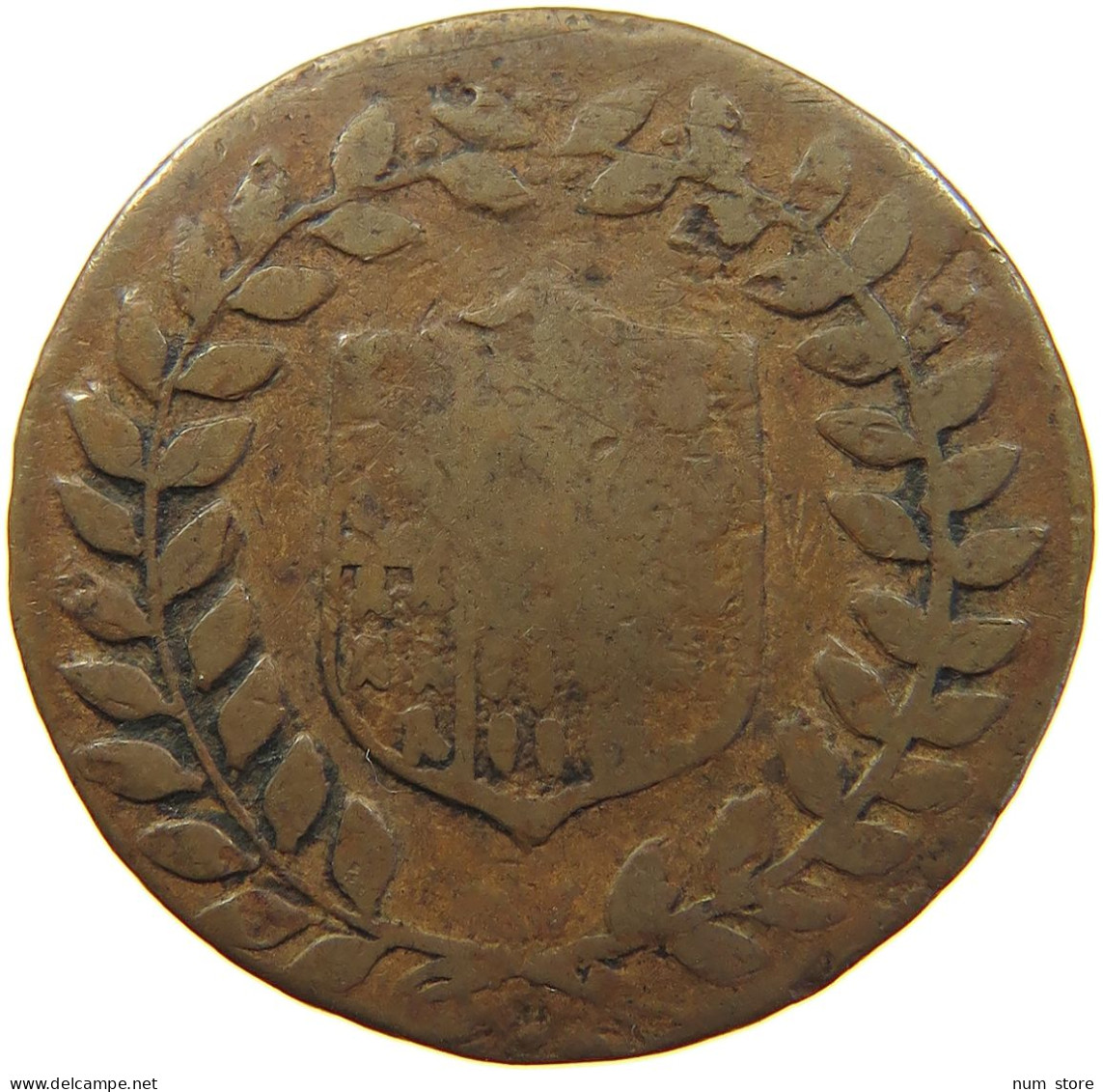 ITALY STATES NAPLES 5 TORNESI 1798 Ferdinando IV (I) Di Borbone, 1759-1816 #s017 0319 - Naples & Sicile