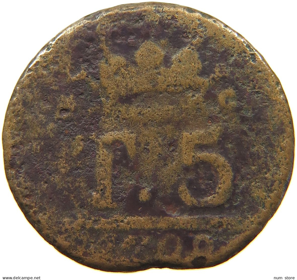 ITALY STATES NAPLES 5 TORNESI 1798 Ferdinando IV (I) Di Borbone, 1759-1816 #a011 0537 - Nápoles & Sicile