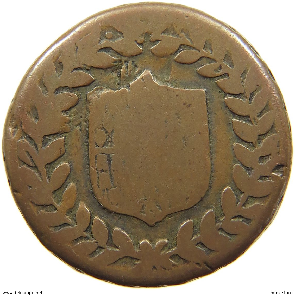 ITALY STATES NAPLES 5 TORNESI 1798 Ferdinando IV (I) Di Borbone, 1759-1816 #a084 0415 - Nápoles & Sicile