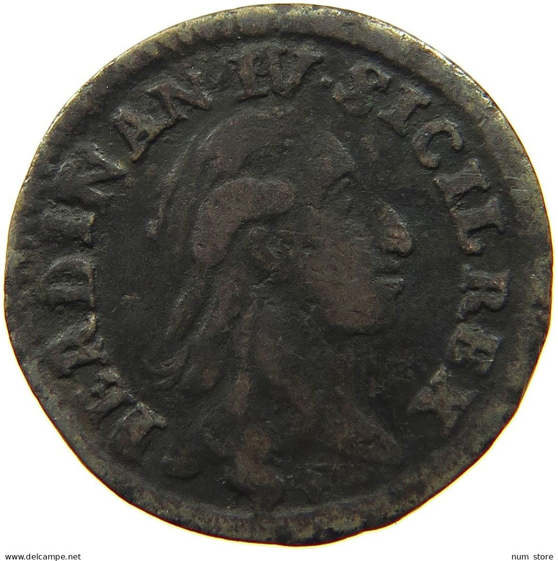 ITALY STATES NAPLES 4 CAVALLI 1791  #t061 0425 - Napoli & Sicilia