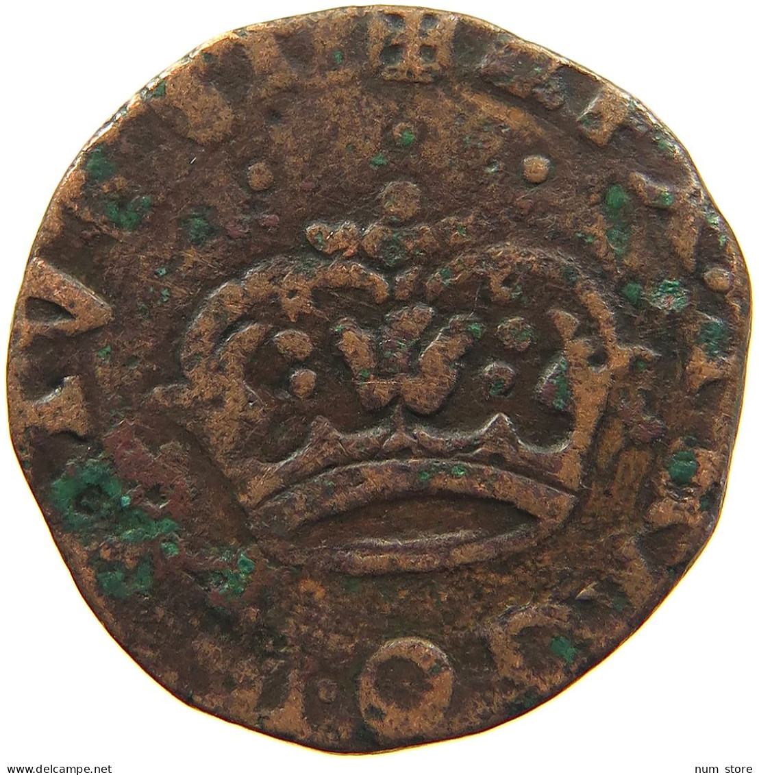 ITALY STATES NAPLES 2 CAVALLI  CARLO V. 1516-1556 #t018 0205 - Naples & Sicile