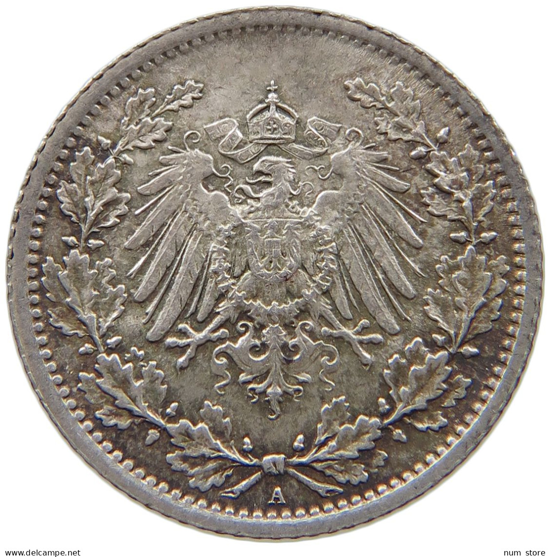 KAISERREICH 1/2 MARK 1917 A  #a081 0829 - 1/2 Mark