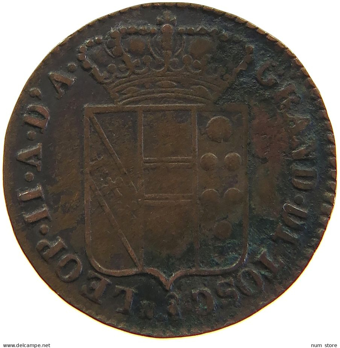 ITALY STATES TUSCANY QUATTRINO 1838 Leopoldo II Di Lorena (1824-1859) #t016 0317 - Toskana