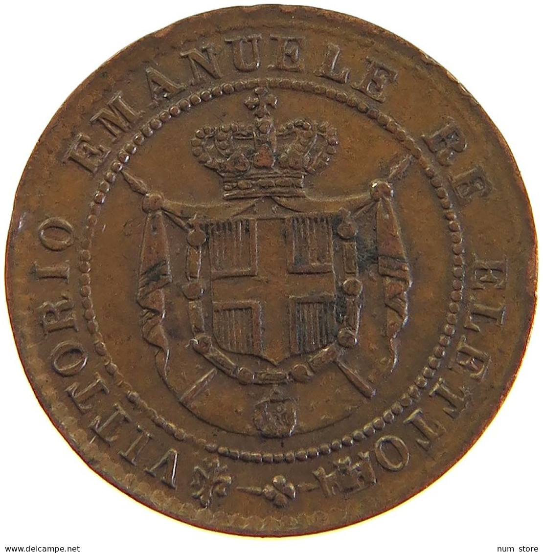 ITALY STATES TUSCANY CENTESIMO 1859 Vittorio Emanuele II. 1859/1861-1878 #t017 0029 - Toscane