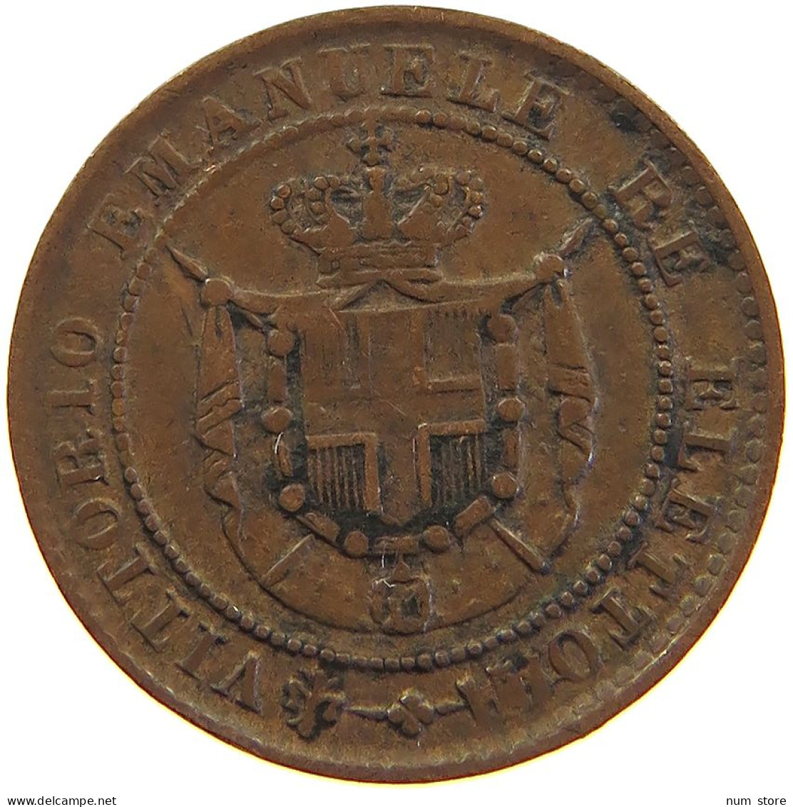 ITALY STATES TUSCANY CENTESIMO 1859 Provisorische Regierung 1859-1861. #t016 0327 - Toscane