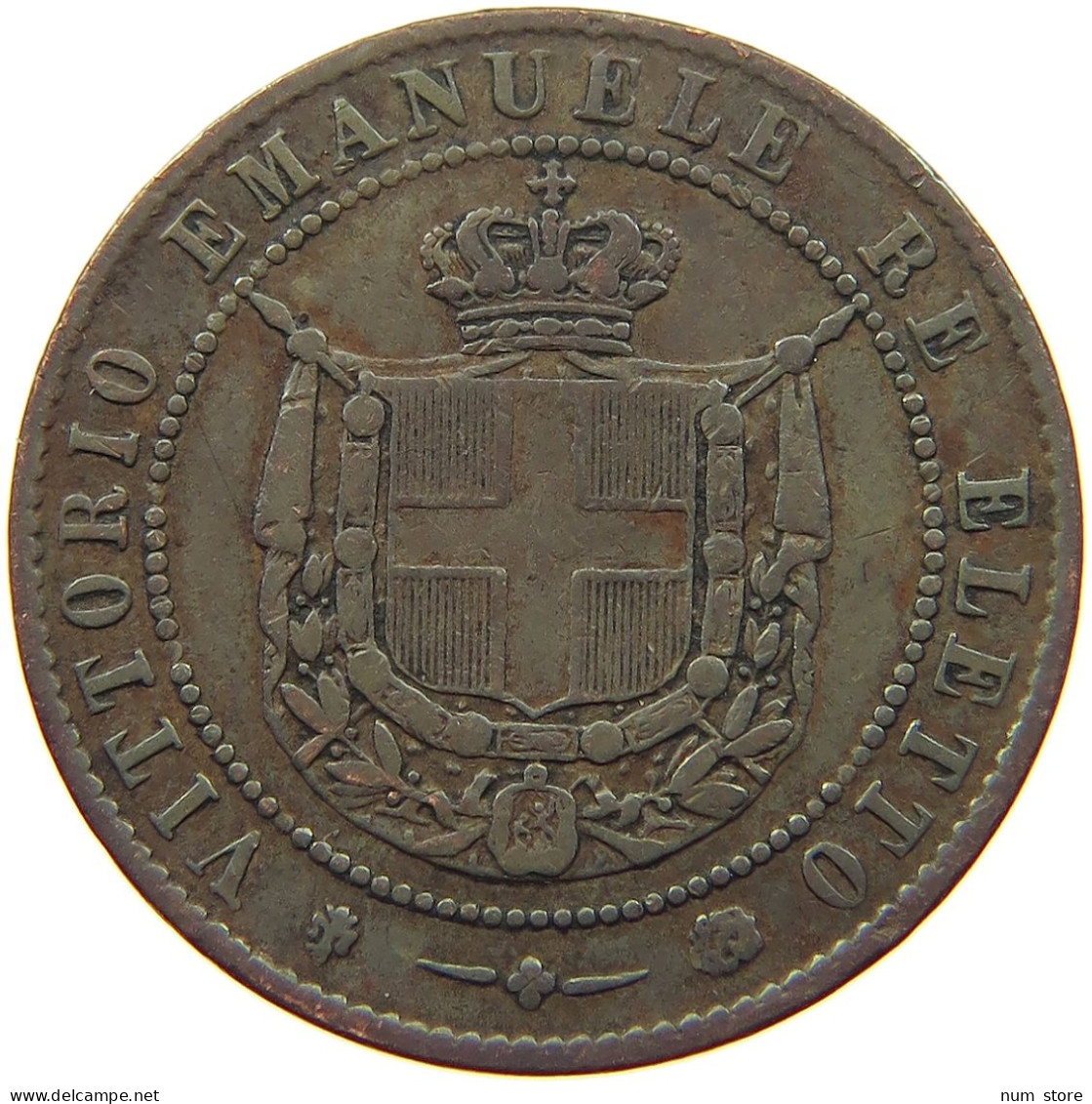 ITALY STATES TUSCANY 5 CENTESIMI 1859 Vittorio Emanuele II. #s077 0583 - Toscane