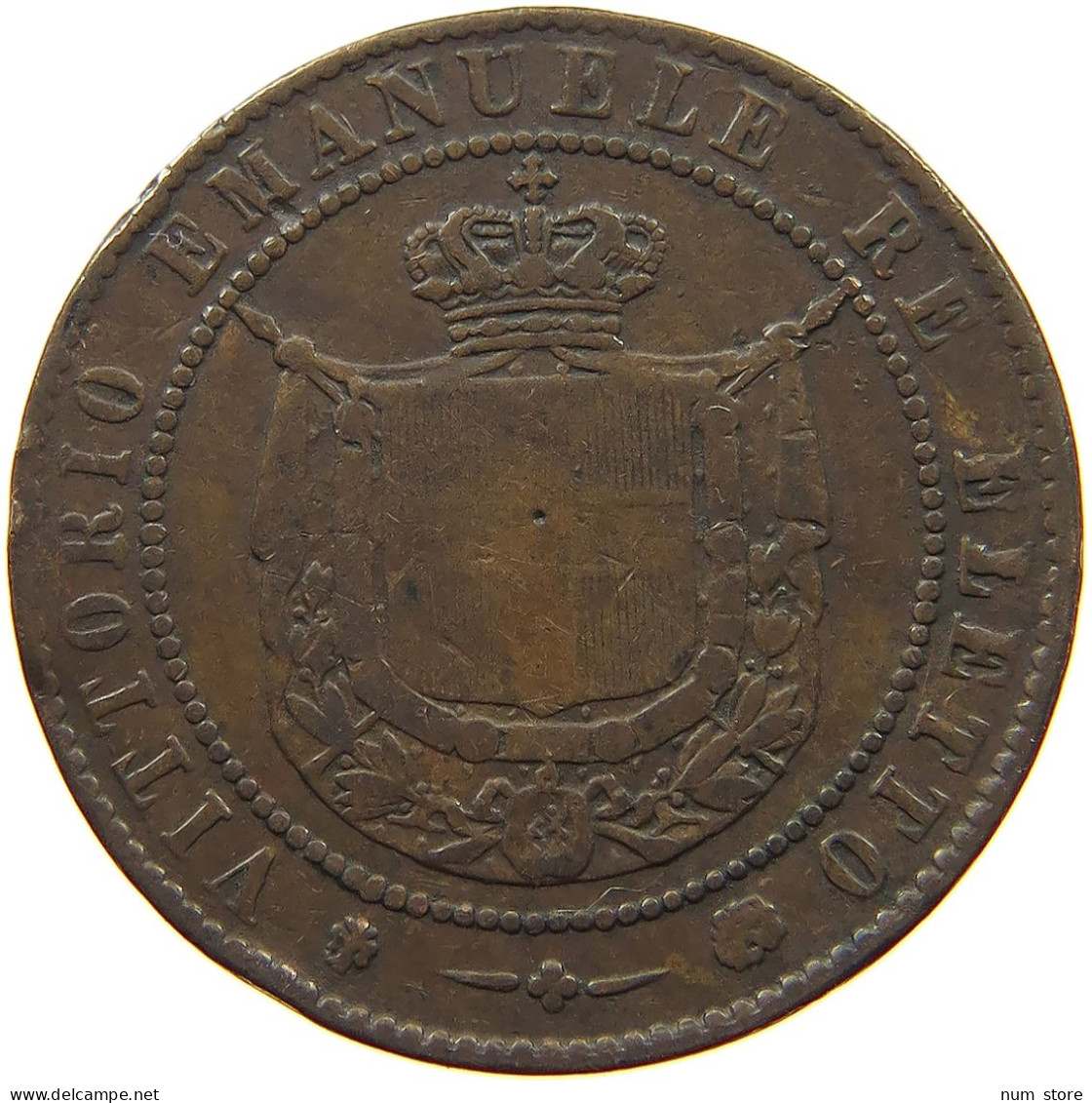 ITALY STATES TUSCANY 5 CENTESIMI 1859 Vittorio Emanuele II. #s060 0083 - Toscana