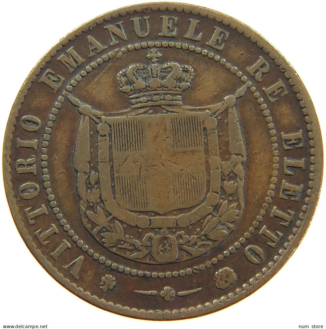 ITALY STATES TUSCANY 5 CENTESIMI 1859  #c057 0125 - Tuscan