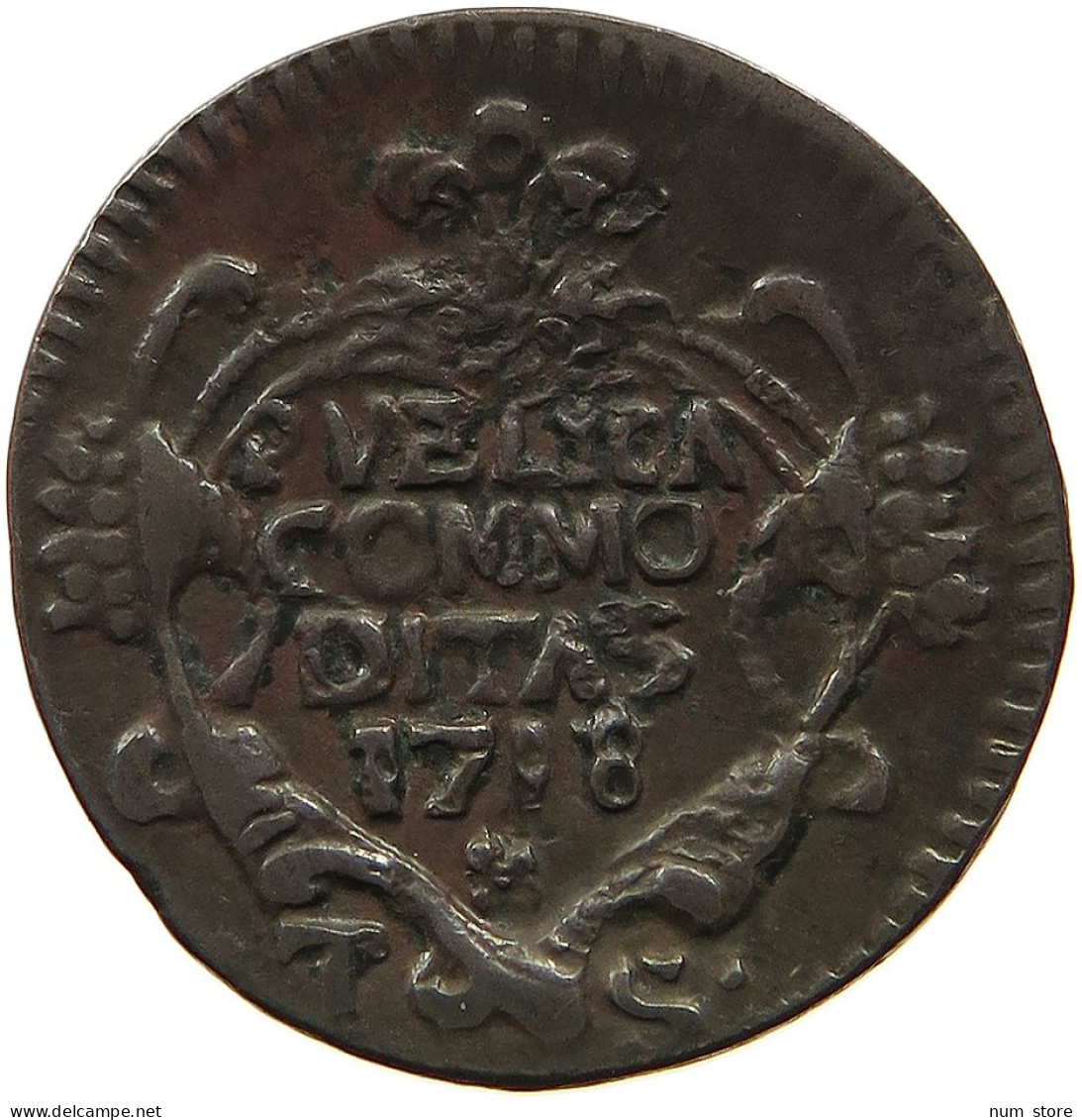 ITALY STATES SICILY GRANO 1718/7 DD AC / TS  #t063 0527 - Sizilien