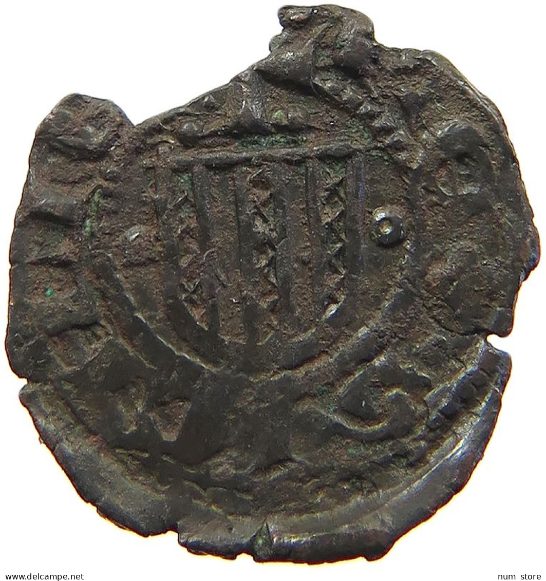 ITALY STATES SICILY DENARO  ALFONSO ARAGON 1416-1458 DOUBLE STRUCK #a071 0425 - Sicilia